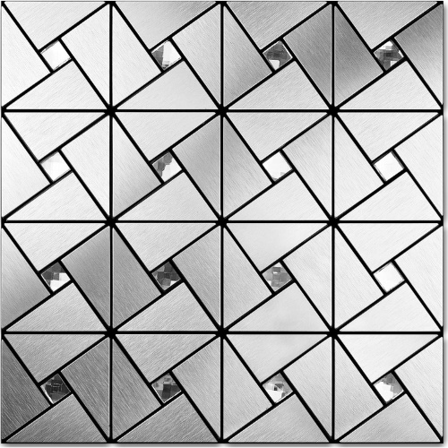 Vamos Metal Tile Stick on Backsplash