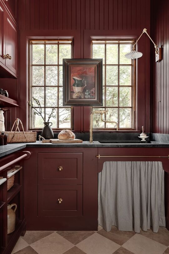 Warm Red Color