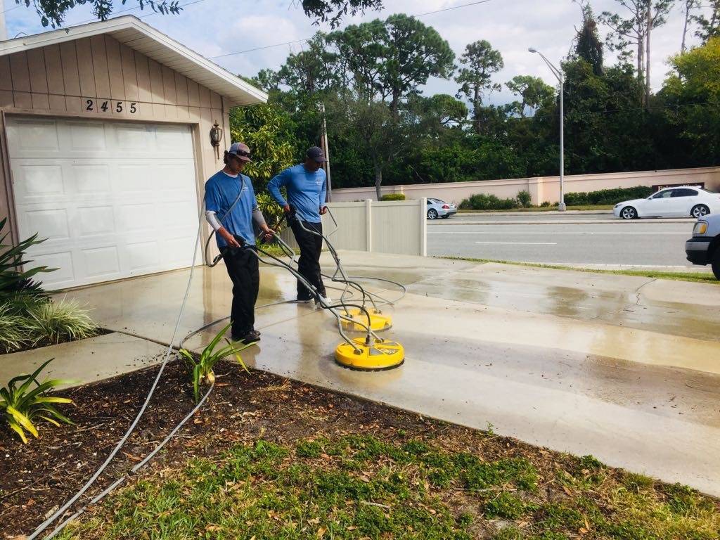 Clean the driveway