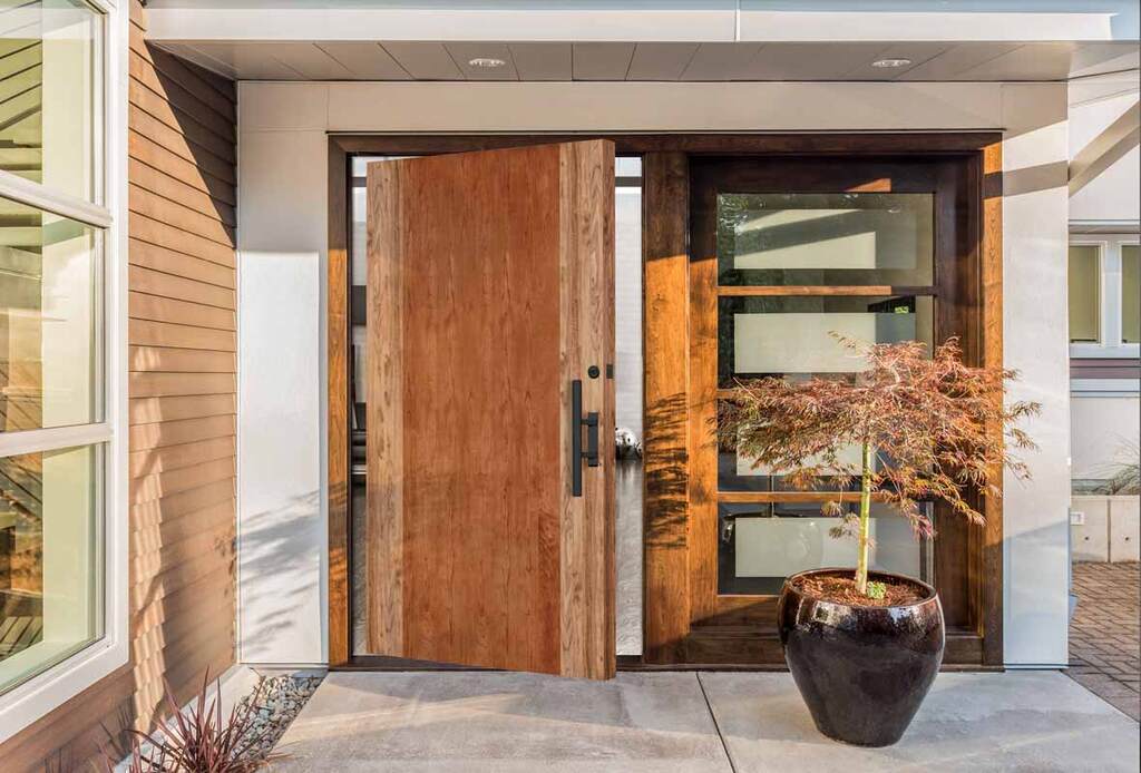 Main entrance door