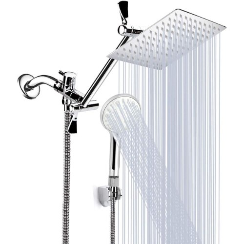Tudoccy 8 inches High Pressure Rainfall Shower Head