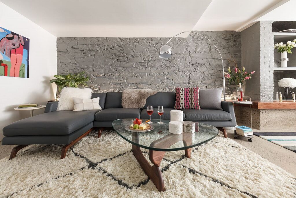 Layering Textures for living room