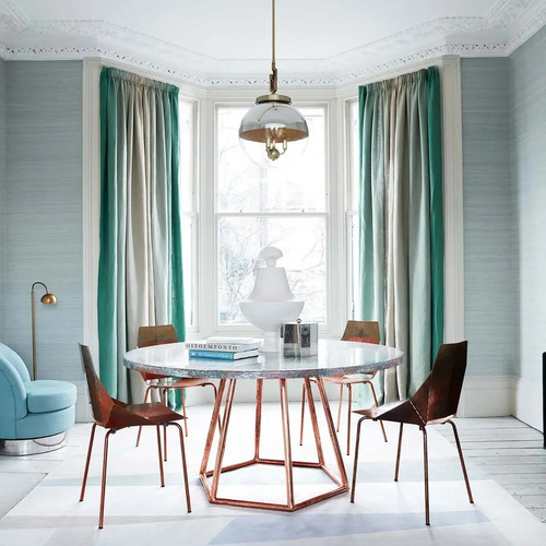 Bay window wall covering ideas