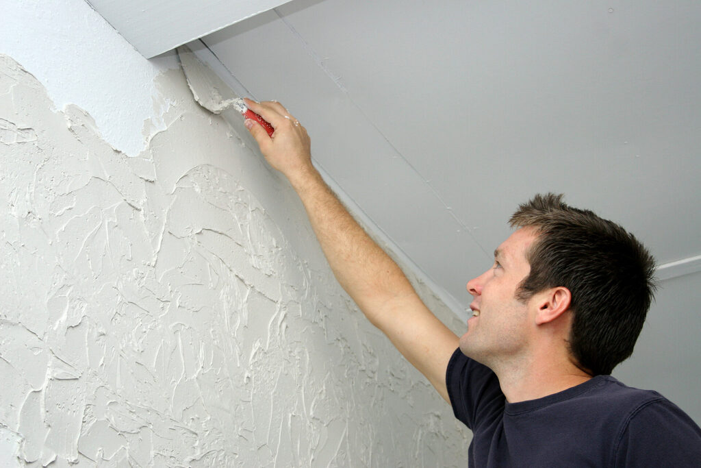 Slap Brush Drywall Texture