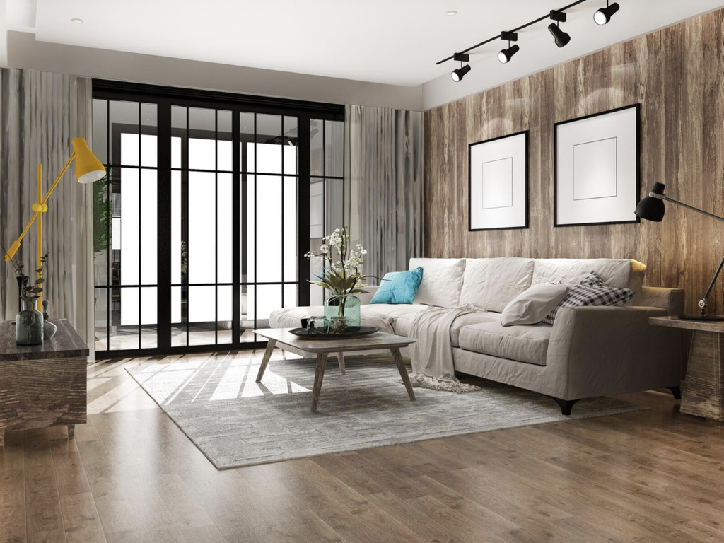 Laminate wood flooring
