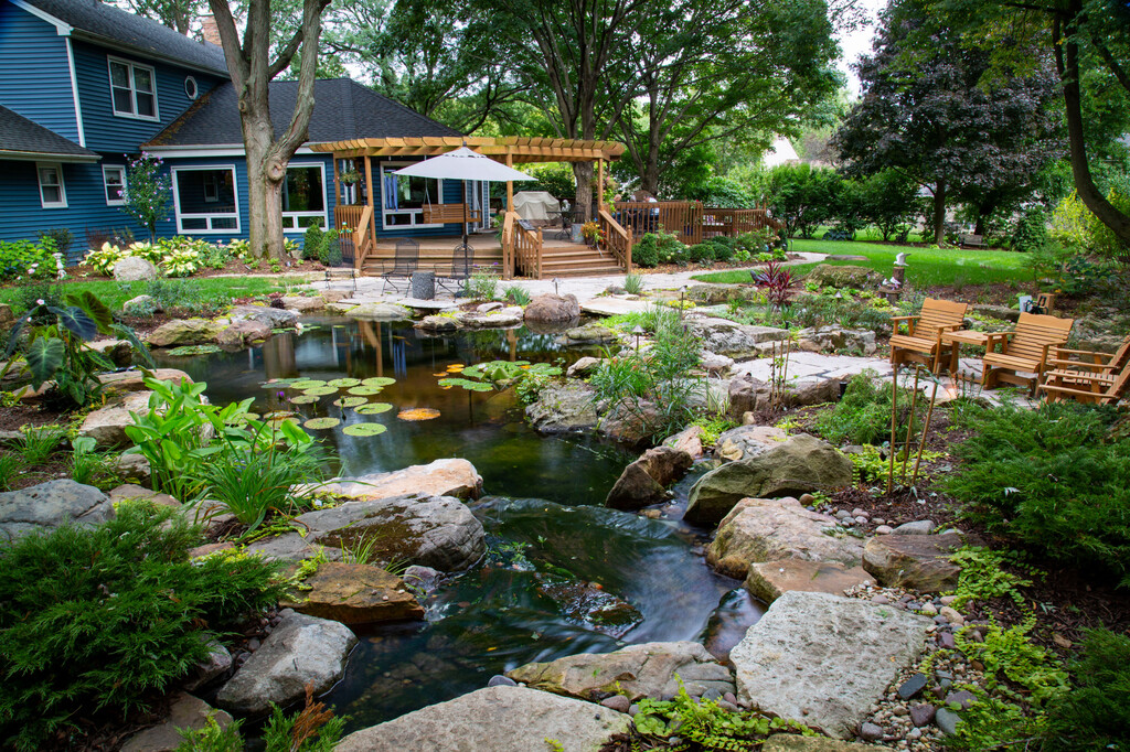 Ponds in Home outdoor design
