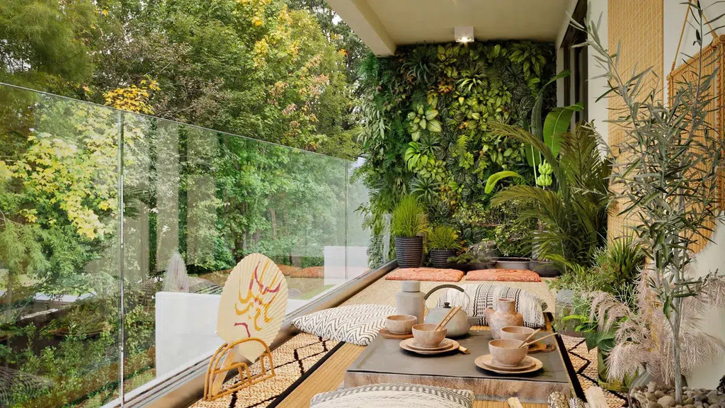 Vertical Garden in Condo