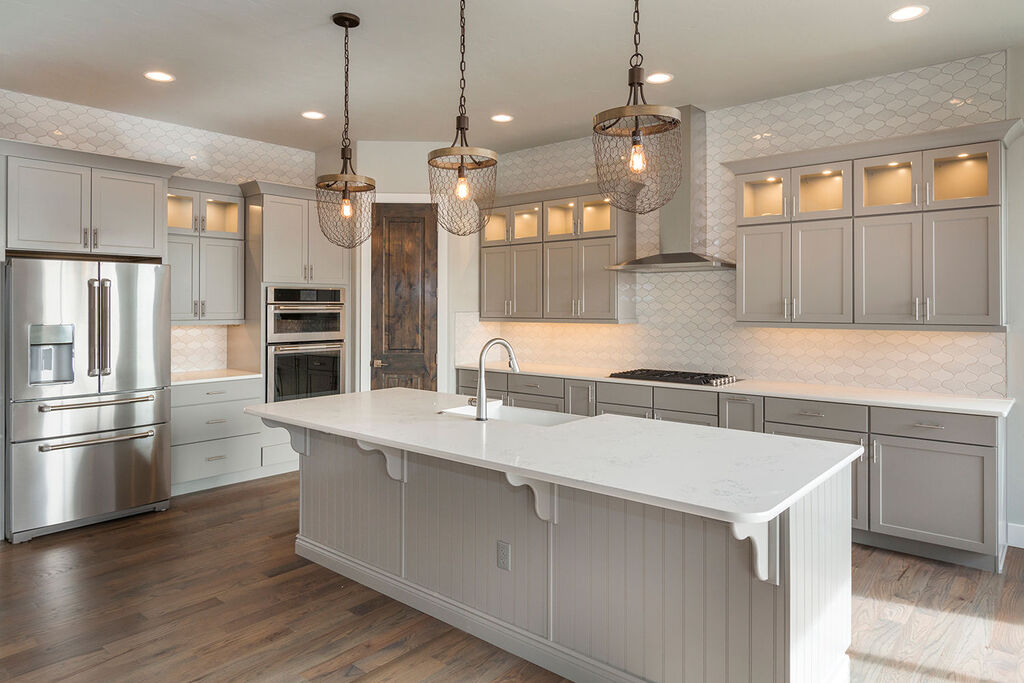 Medium density fiberboard wainscoting