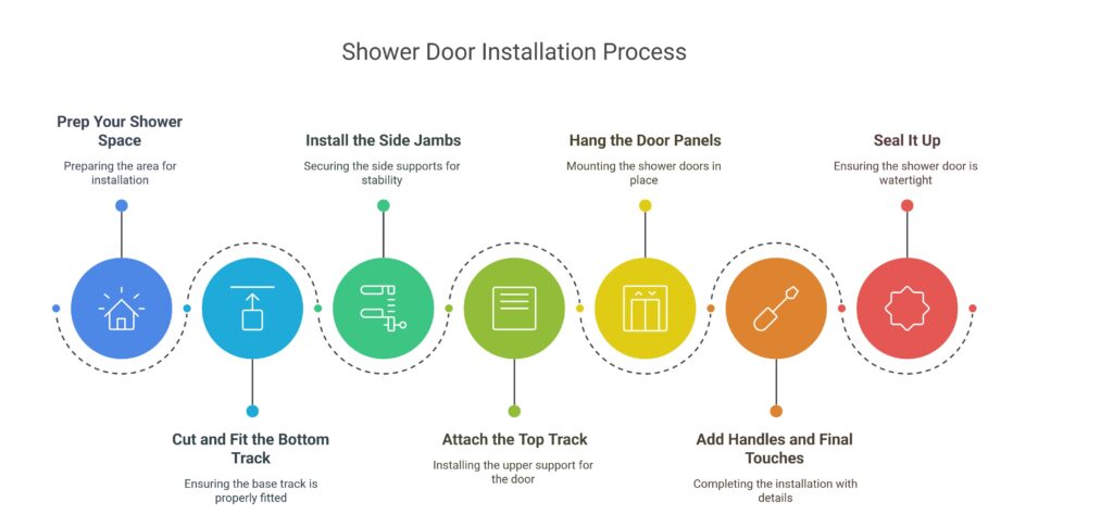 How To Install a Shower Door step by step guide