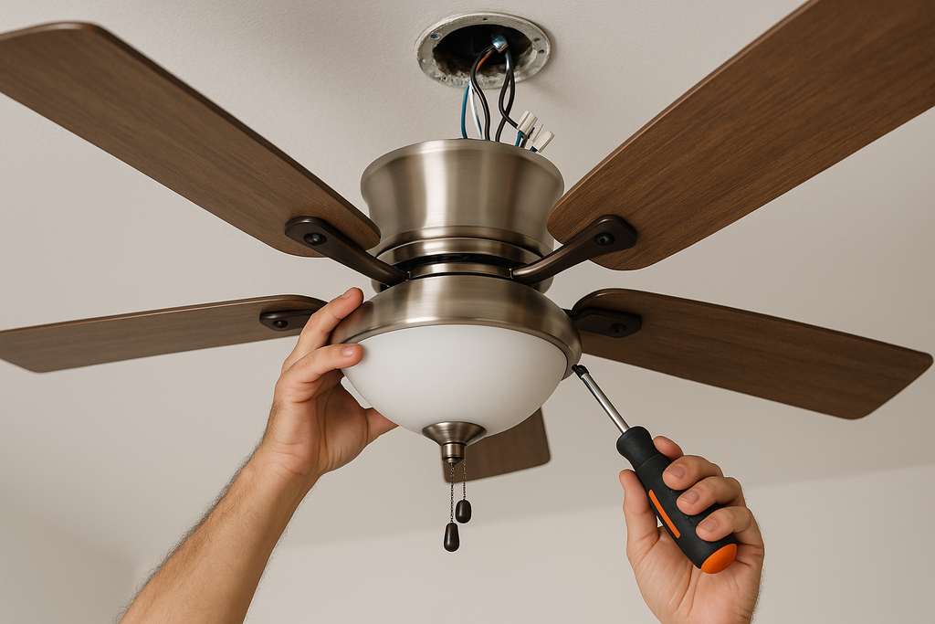 Process of Ceiling Fan Installation