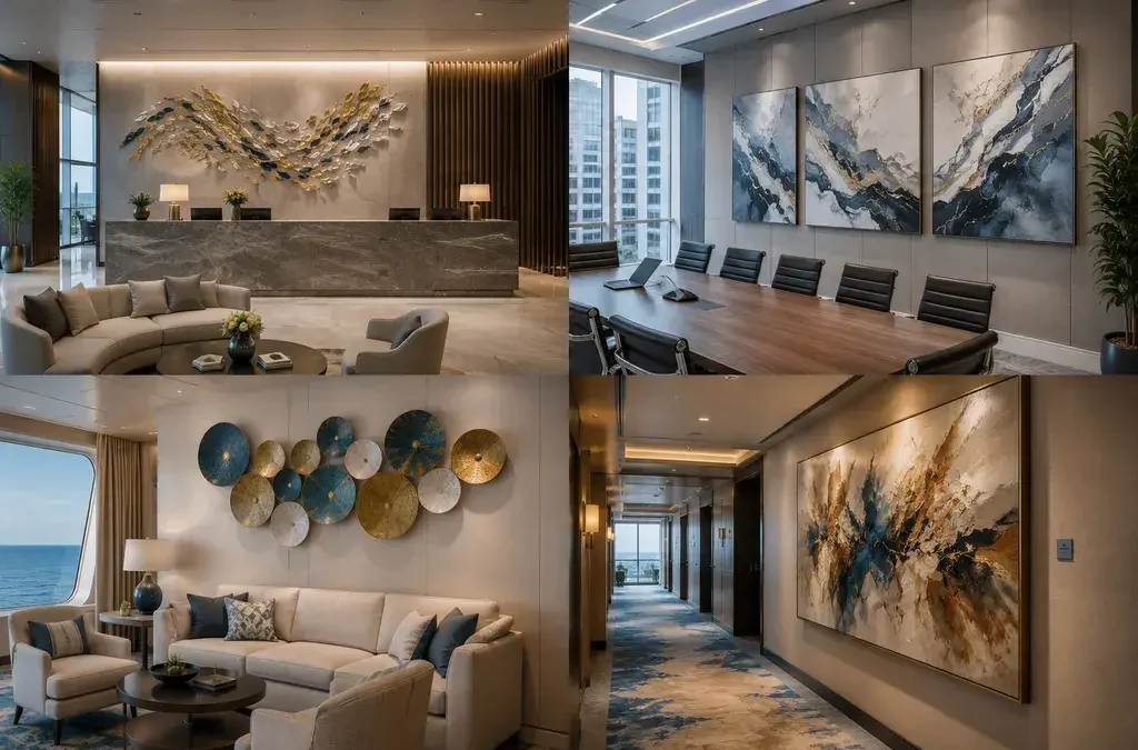 Commercial Wall Decor Solutions for Hotels, Offices, Healthcare, Yachts, and Cruise Ships