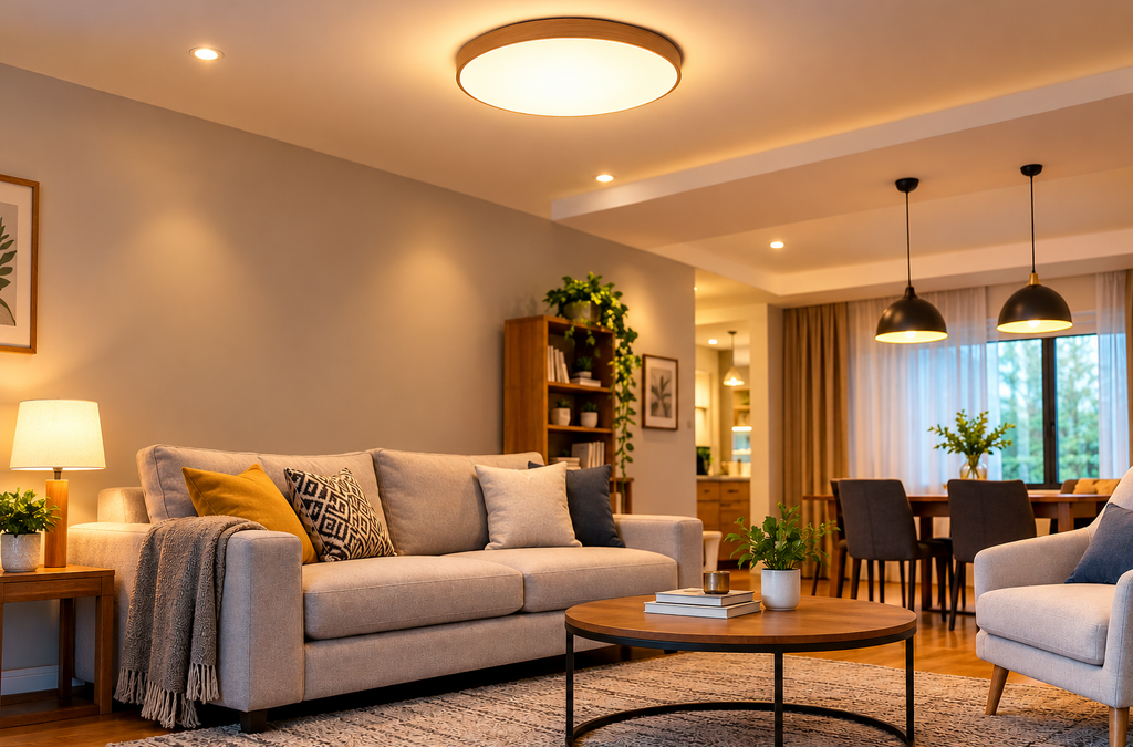 How Ceiling Lights Shape Everyday Home Comfort
